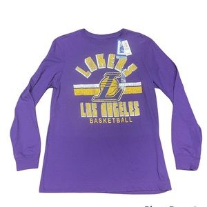 NBA Lakers basketball long sleeve shirt